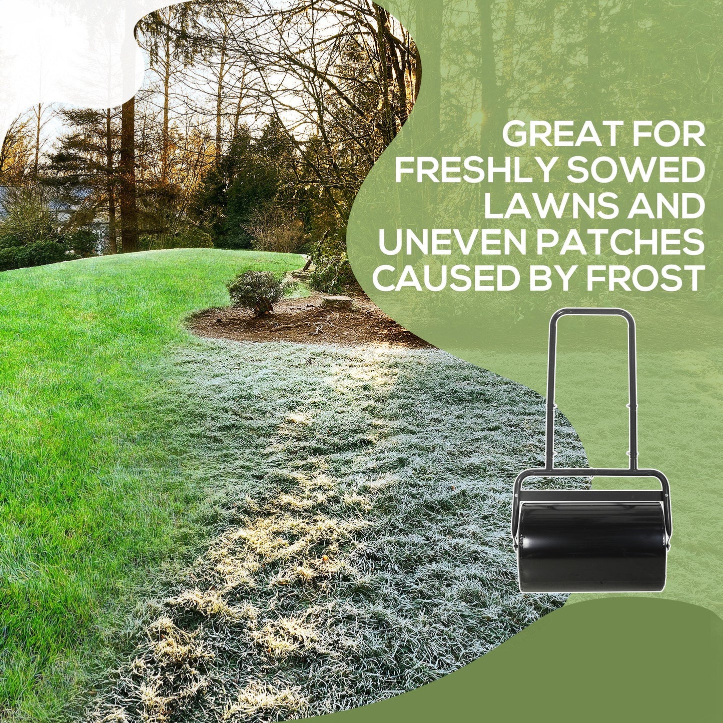 Outsunny Combination Push w/ 38L Sand or Water Garden