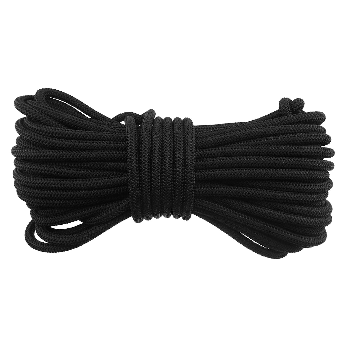 Black/Silver L-Grade Tarpaulin with 10 Metres of 6mm Bungee Rope
