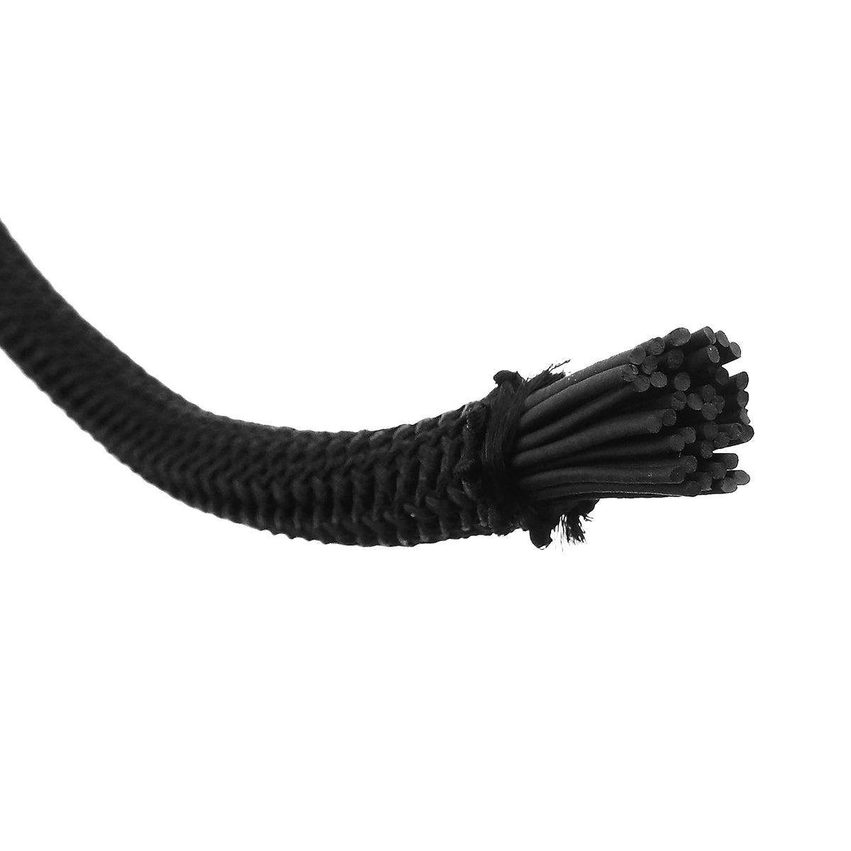 Black/Silver L-Grade Tarpaulin with 10 Metres of 6mm Bungee Rope