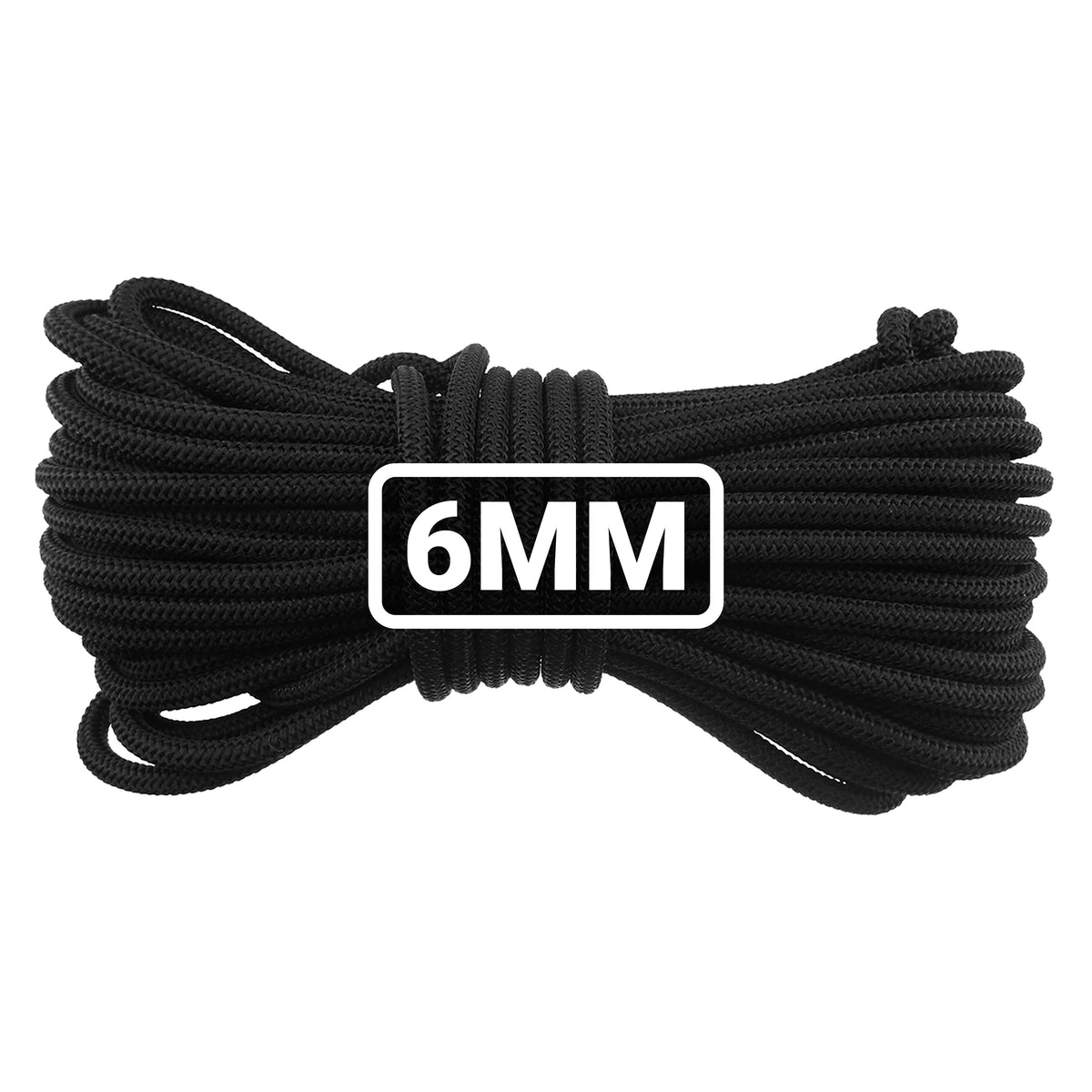 Black/Silver L-Grade Tarpaulin with 10 Metres of 6mm Bungee Rope