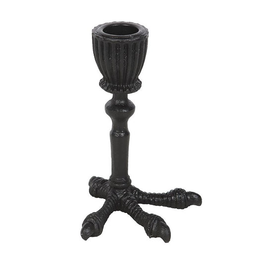 Raven Claw Taper Candle Holder