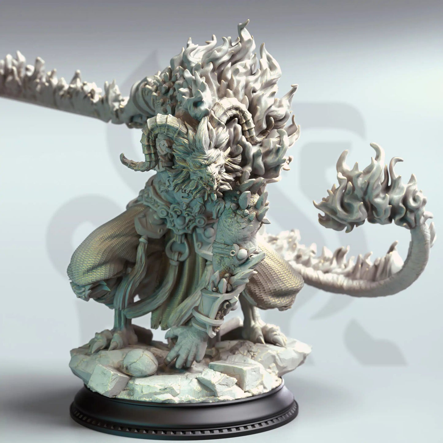 Rakshasa the Terrible - 3D Monster Miniature