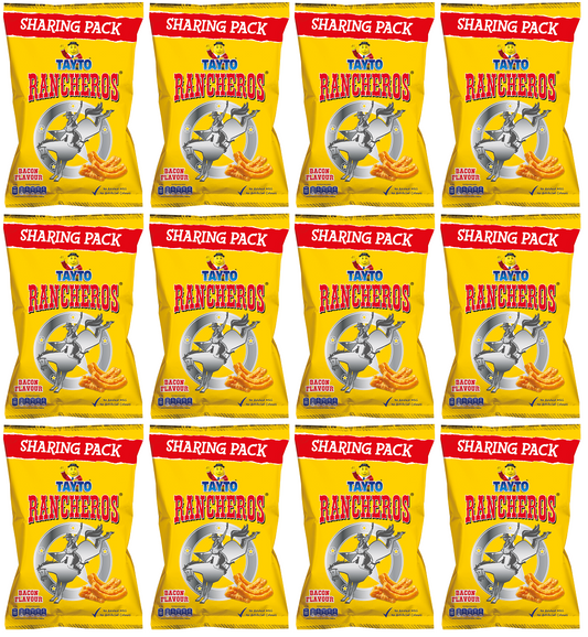 12 x Tayto Rancheros Bacon Flavour 100G