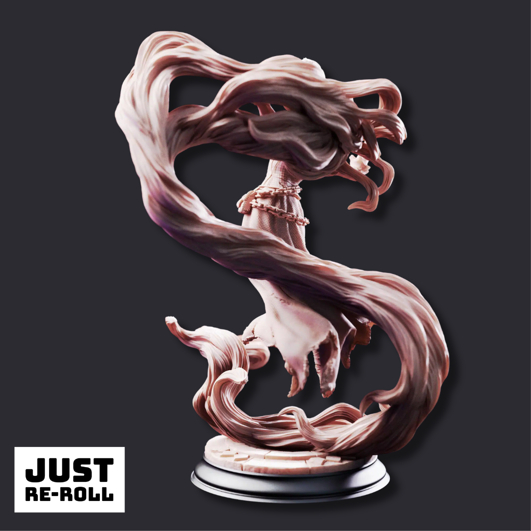 Rapunzel the Mad Broken Princess - 3D Printed Sorcerer Miniature