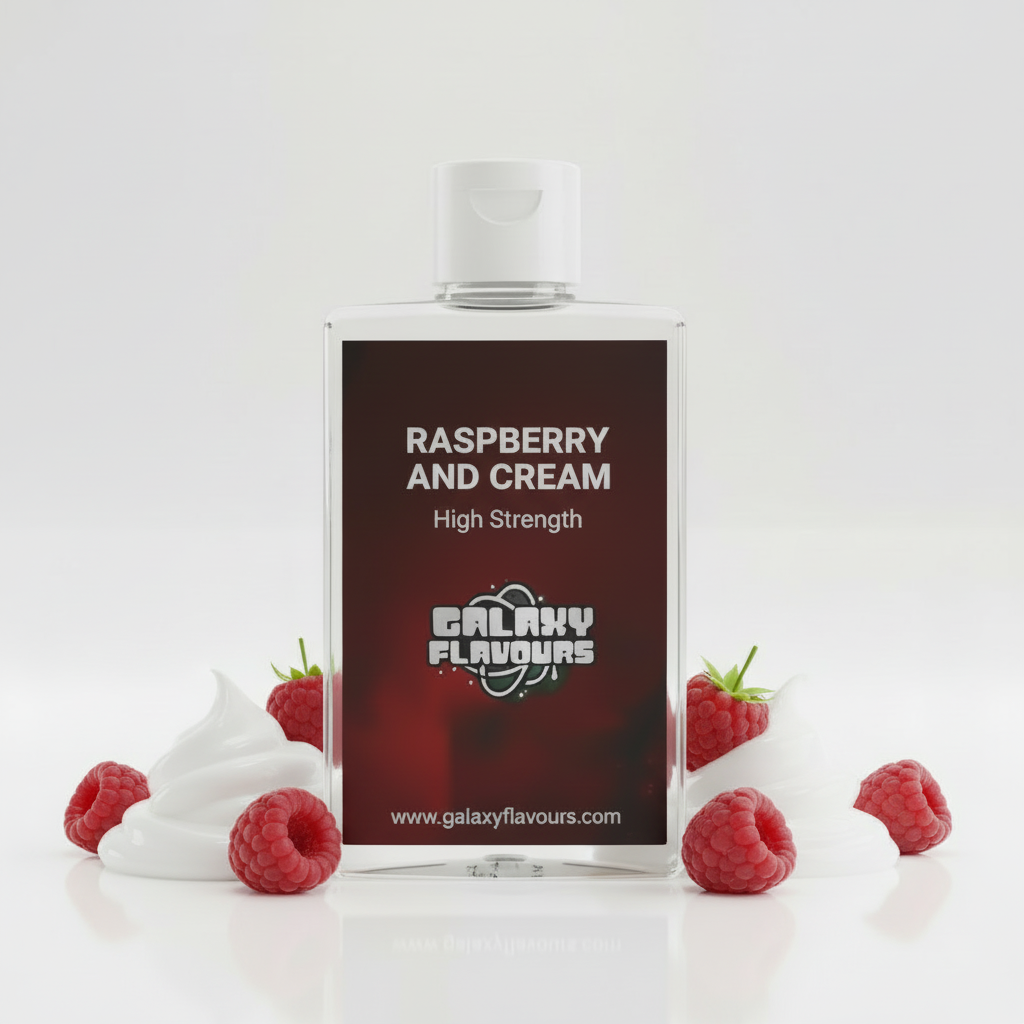 Raspberry and Cream Food Flavouring Concentrate – Professional High Strength – 250ml