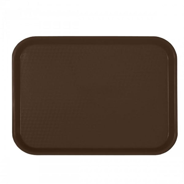 Kitchway Core Polypropylene Fast Food Tray Brown Small 345mm