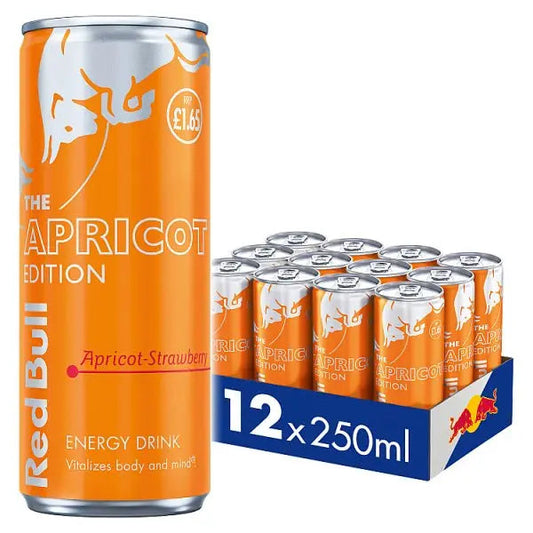 Red Bull Energy Drink Apricot Edition 250ml 12 Pack (Case of 12)