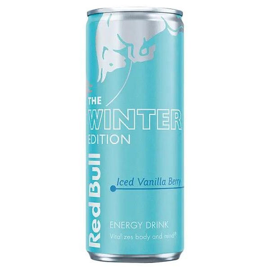Red Bull Energy Drink Winter Edition Iced Vanilla Berry 250ml (Case of 12)