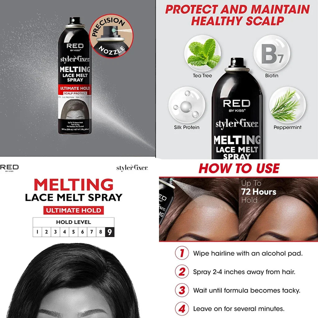Red Styler Fixer Melting Lace Melt Spray 60g