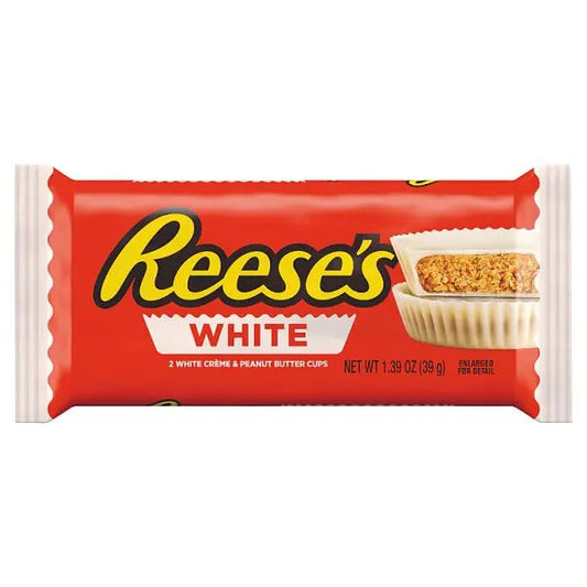 Reese's 2 White Peanut Butter Cups 39.5g (Case of 24)