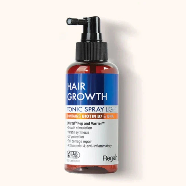 Regain Hair Growth Tonic Spray Light for Thinning Hair & Hair Loss Prevention 150ml/5.07 oz