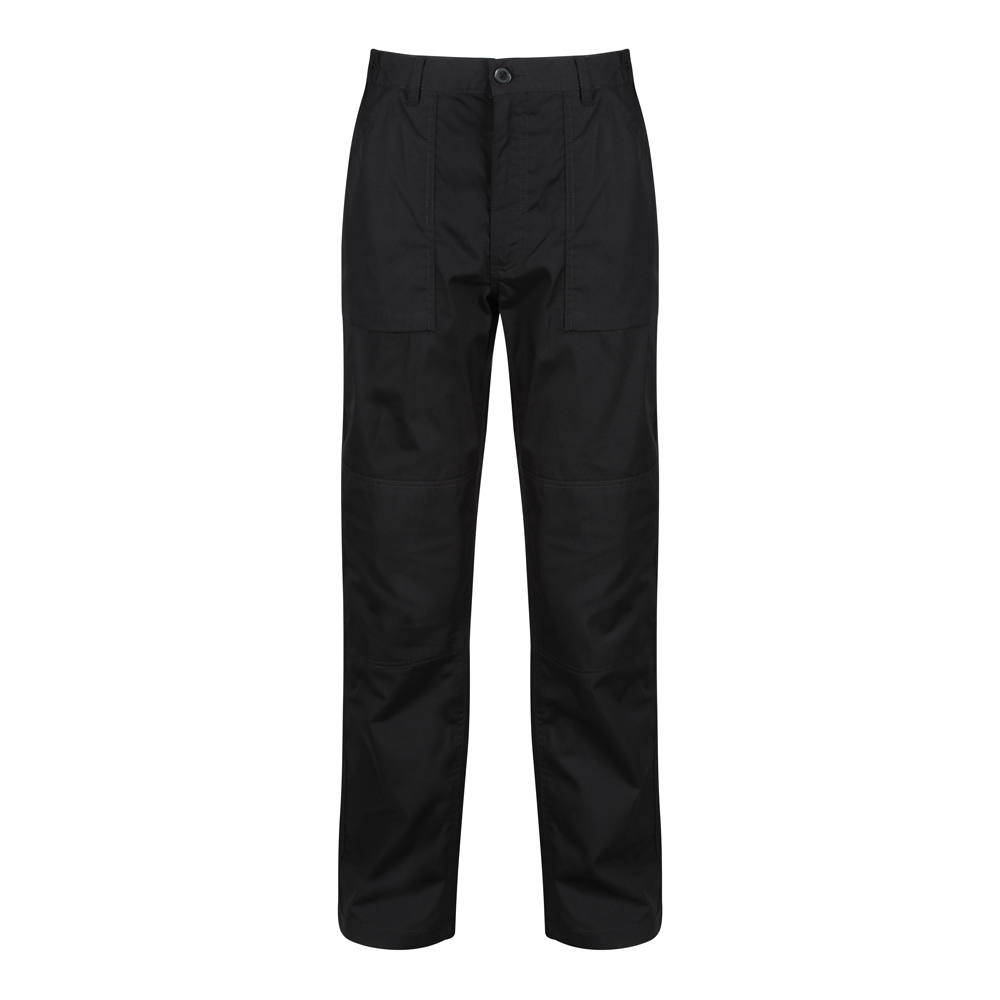 Regatta TRJ330 Water-Repellent Multi-Pocket Action Trousers Black, 33" Waist 31" Leg