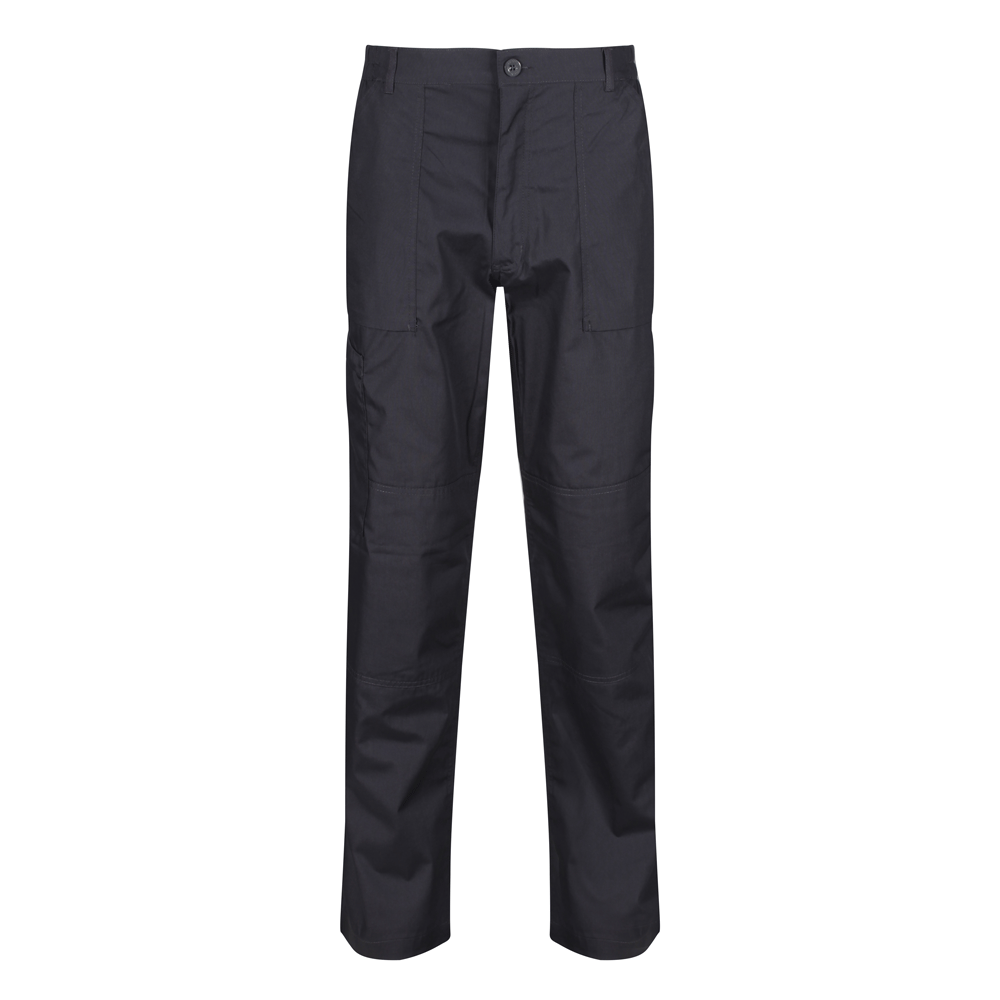 Regatta TRJ330 Water-Repellent Multi-Pocket Action Trousers Dark Grey / 30" Waist / Short (29")