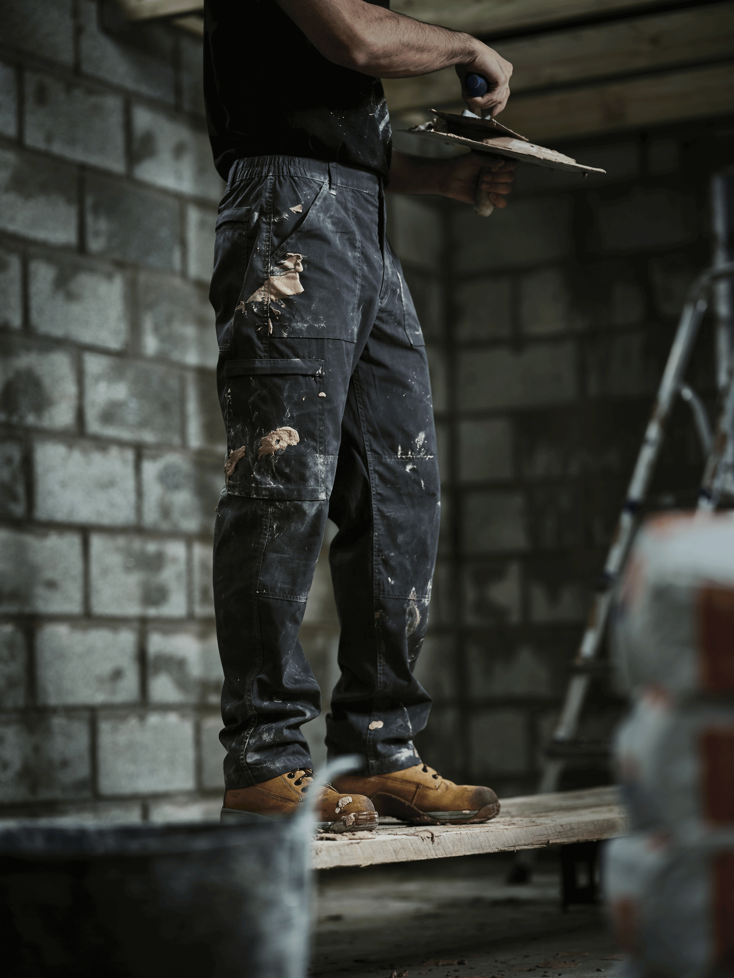 Regatta TRJ330 Water-Repellent Multi-Pocket Action Trousers Dark Grey / 30" Waist / Short (29")