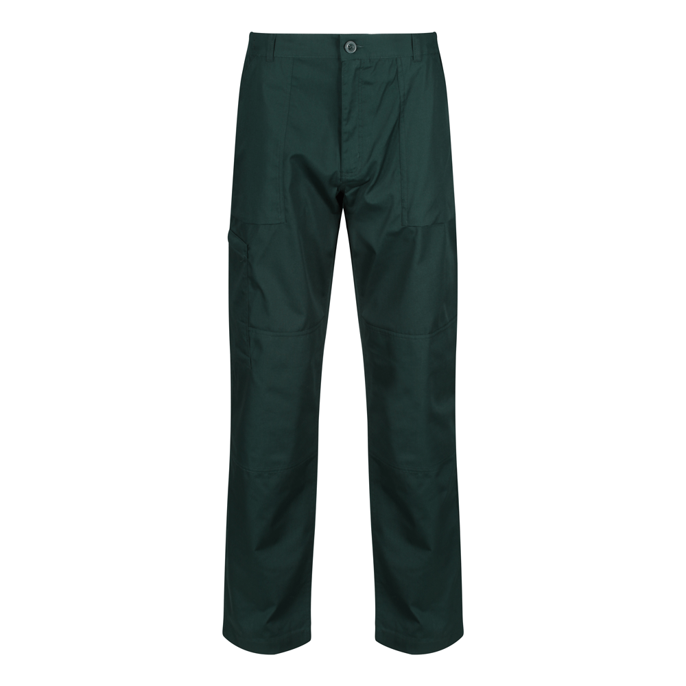 Regatta TRJ330 Water-Repellent Multi-Pocket Action Trousers Green