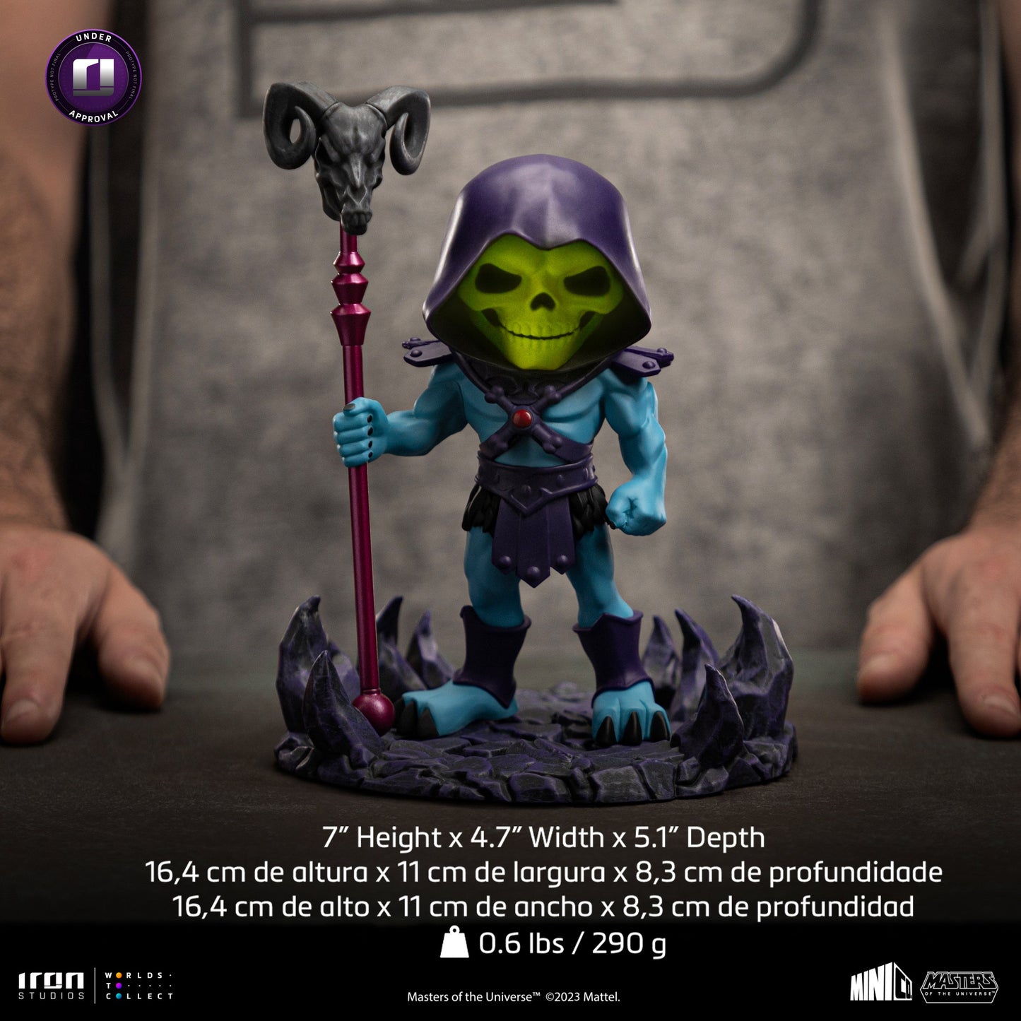 Statue Skeletor Glow In The Dark (2023 Event Exclusive) - Masters of the Universe - Minico - Iron Studios