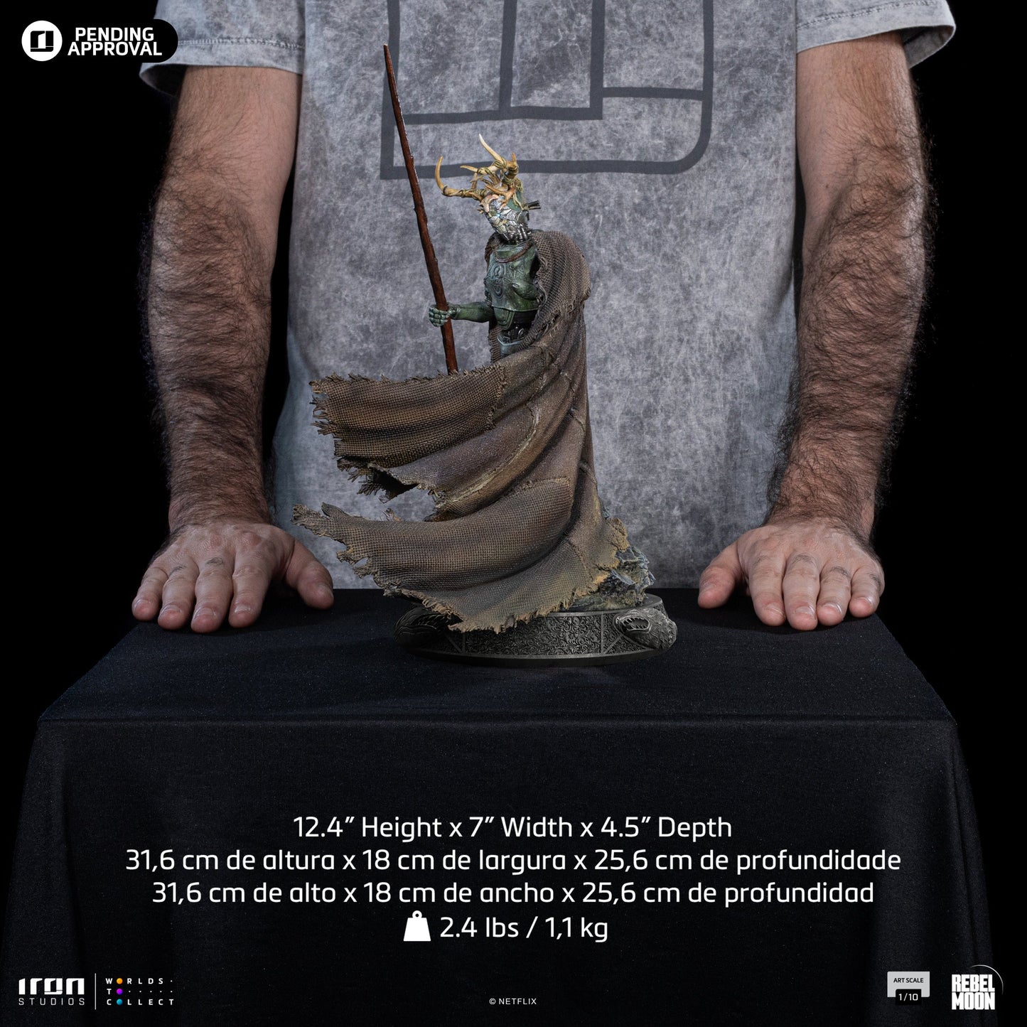 Statue Jimmy - Rebel Moon - Art Scale 1/10 - Iron Studios