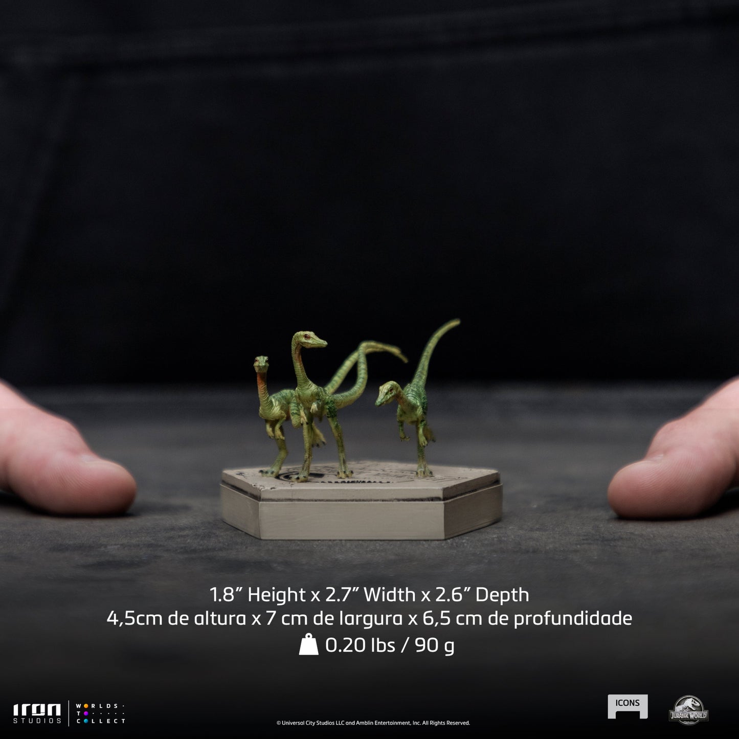 Compsognathus - Jurassic World - Icons - Iron Studios