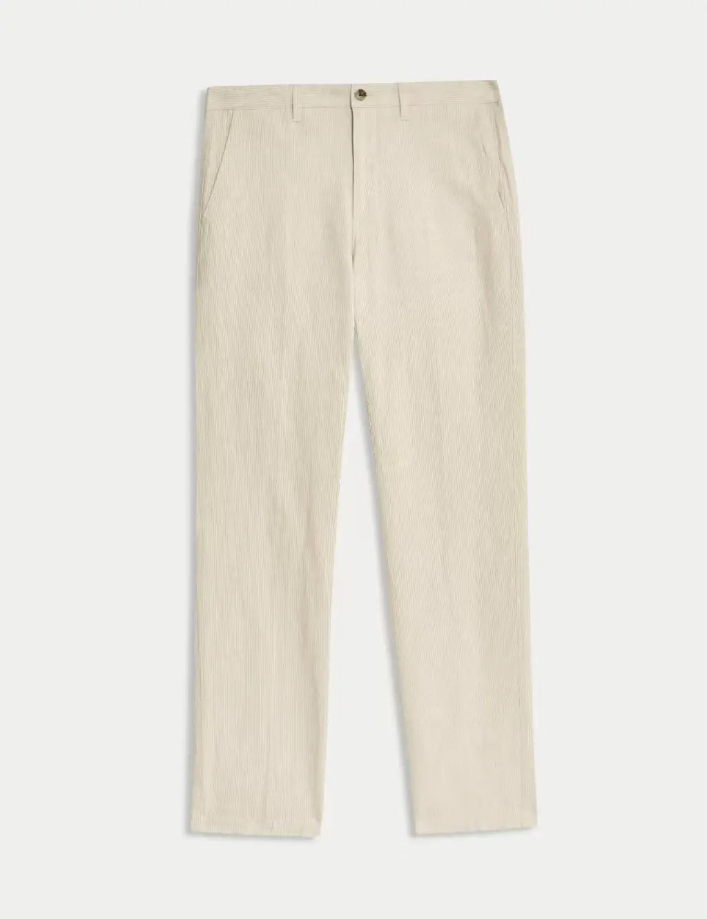 Regular Fit Cotton Linen Blend Chinos