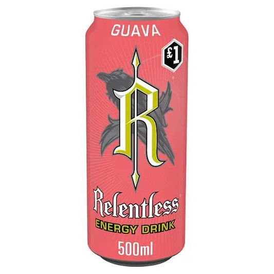 Relentless Guava Energy Drink 500m (Case of 12)