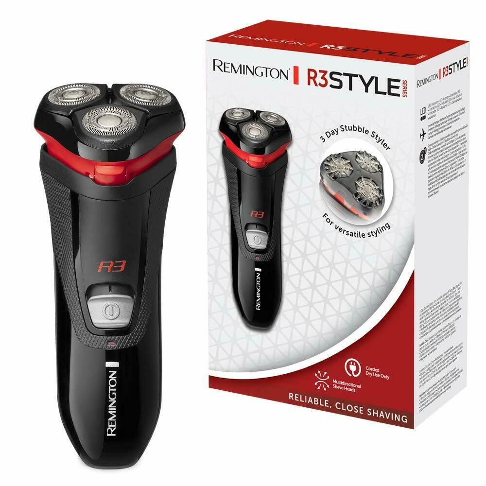 Remington R3 Style 3 Series Men's Rotary Shaver for Close & Comfortable Shaving Experience