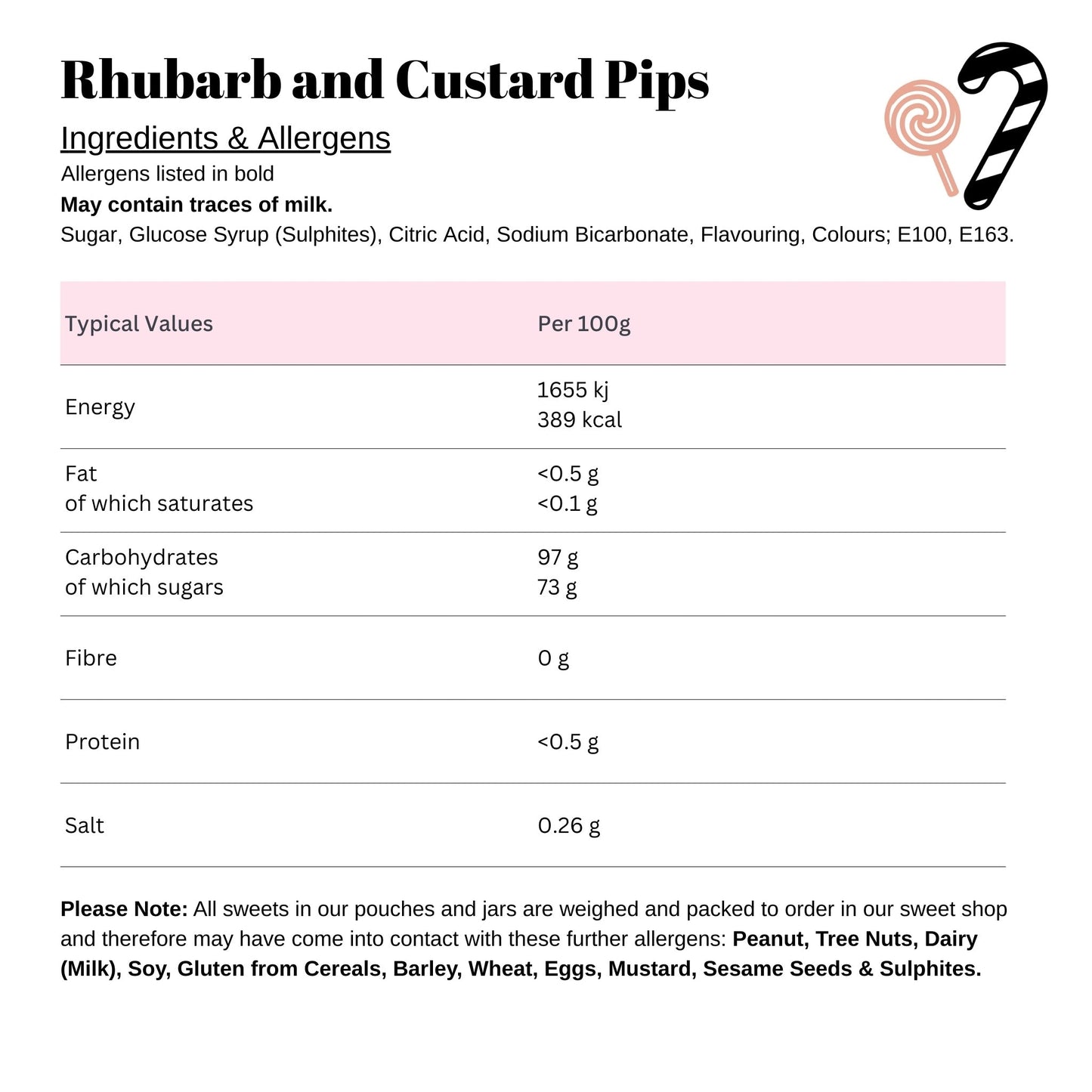 Rhubarb and Custard Pips