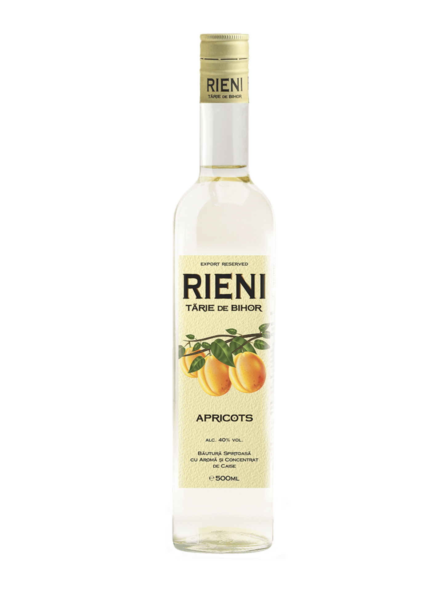 Rieni Tarie de Bihor Apricot (Caise) Schnapps 500ml