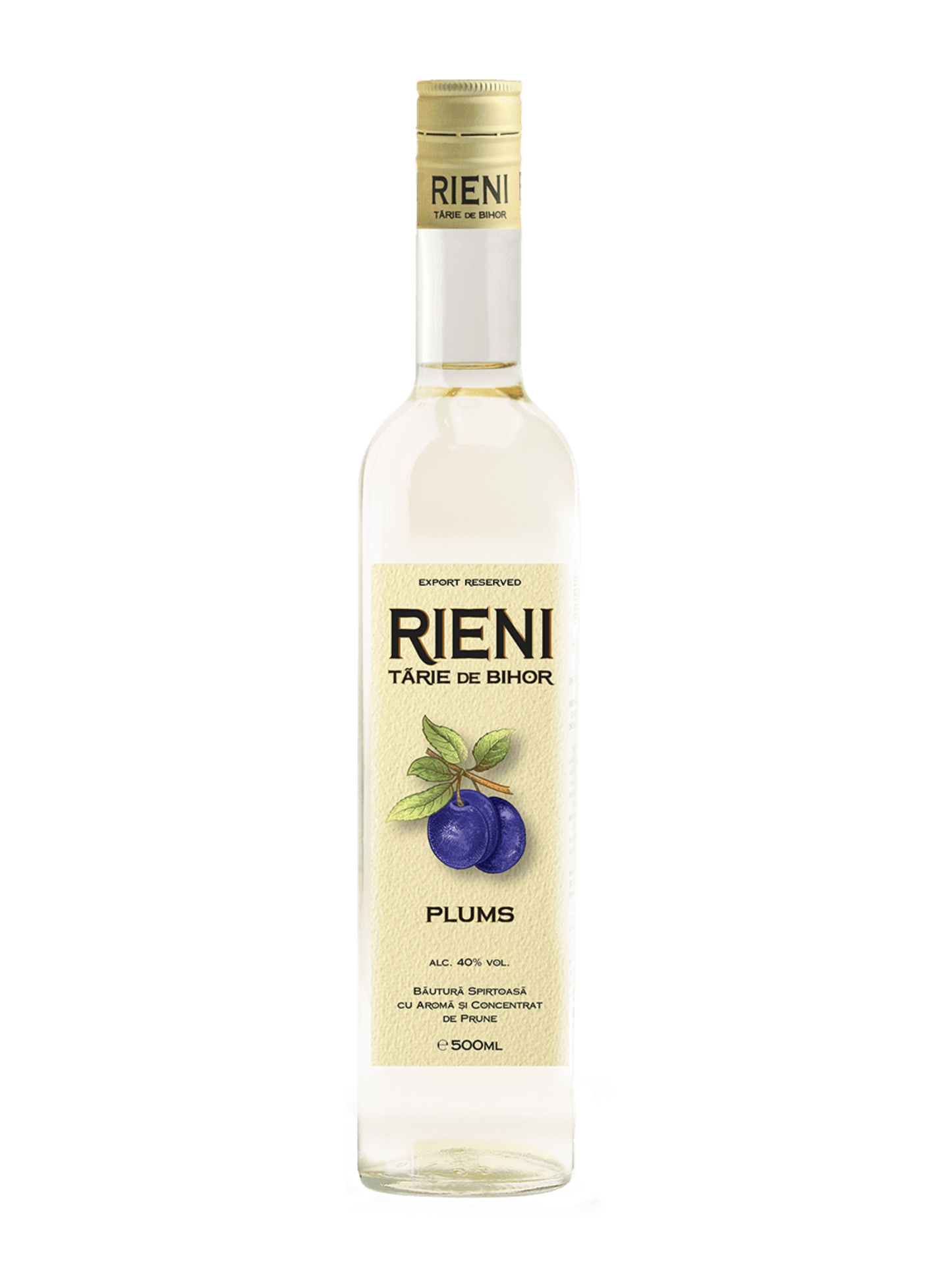 Rieni Tarie de Bihor Plums (Prune) Schnapps 500ml
