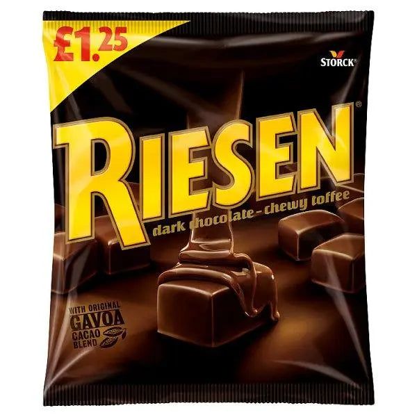 Riesen Dark Chocolate - Chewy Toffee 110g (Case of 12)