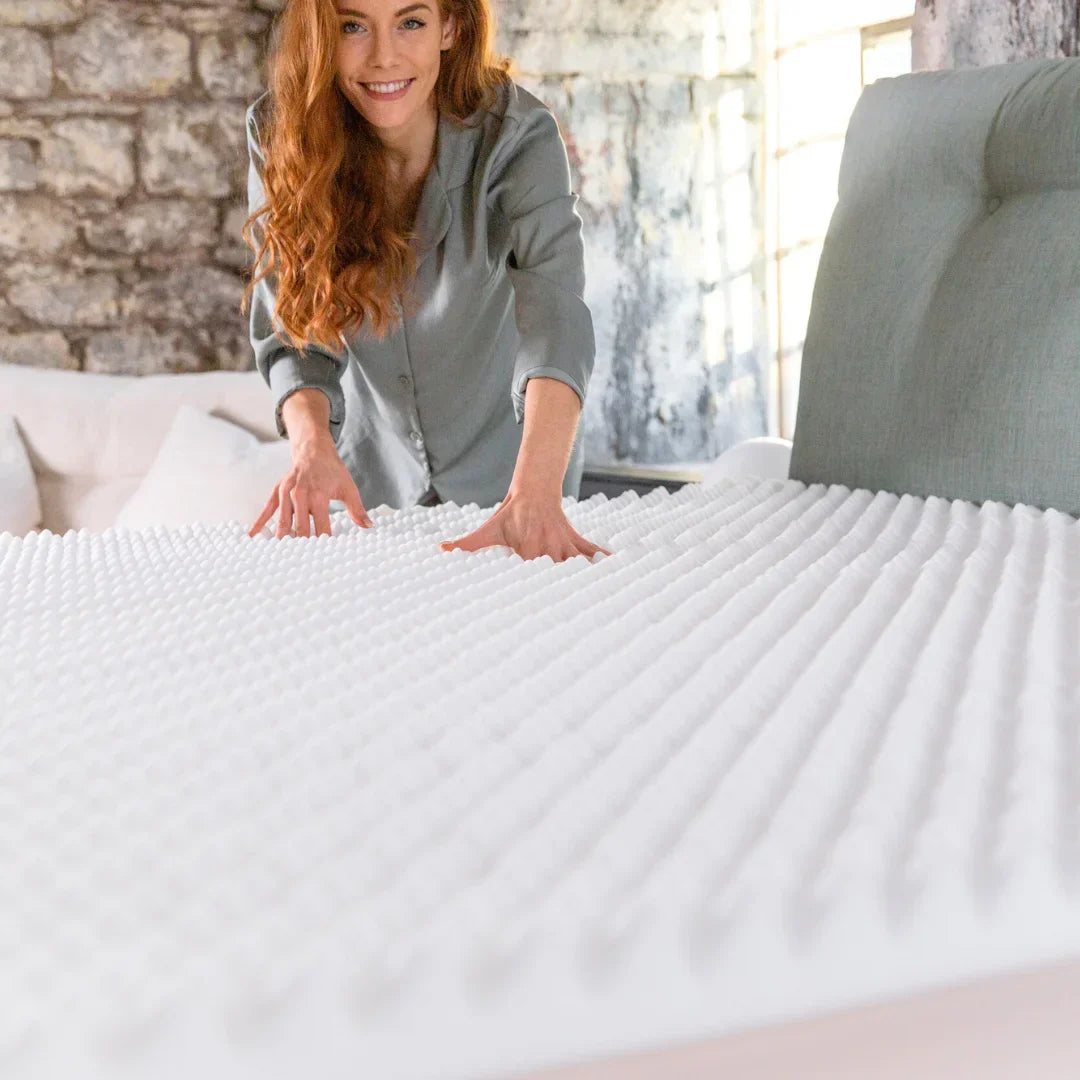 Ripple Mattress Topper – Pressure Relief Foam Mattress Overlay