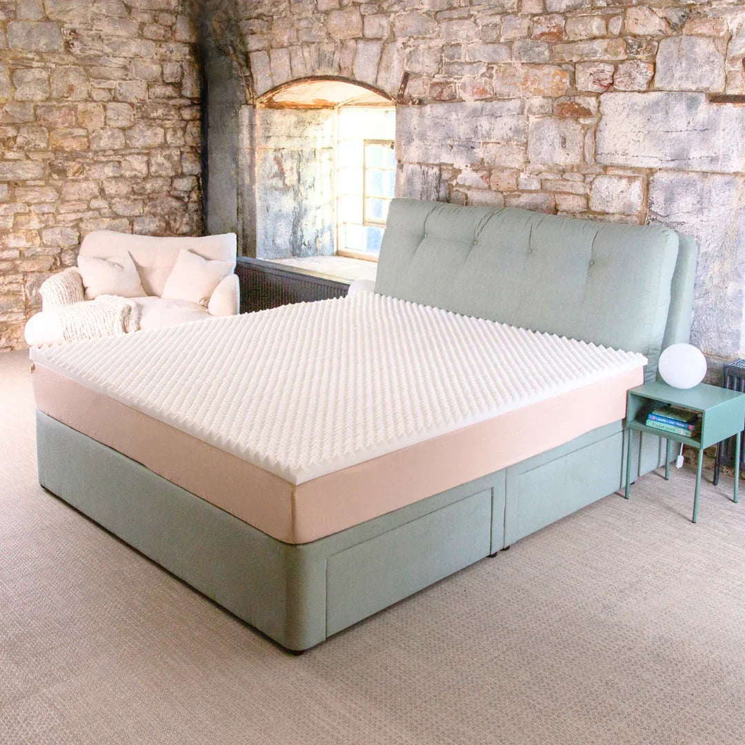Ripple Mattress Topper – Pressure Relief Foam Mattress Overlay