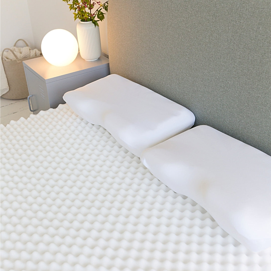 Ripple Mattress Topper – Pressure Relief Foam Mattress Overlay