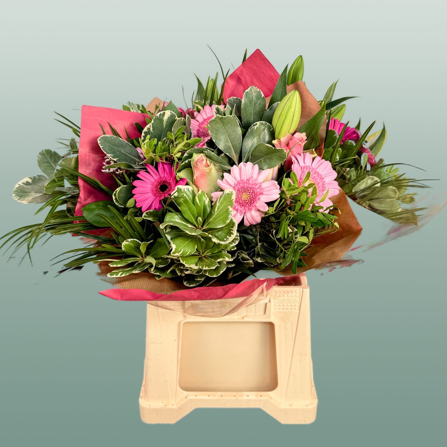 Bouquet Hand Tied Rose & Lily