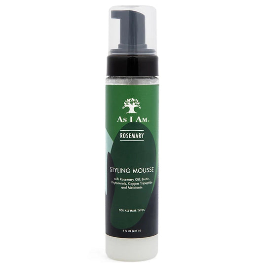 As I Am Rosemary Styling Mousse Define & Volumise Curls for Natural Hair 8 oz