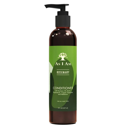 As I Am Rosemary Conditioner for Hair Strengthening & Growth for Natural, Curly & Coily Hair 8 oz