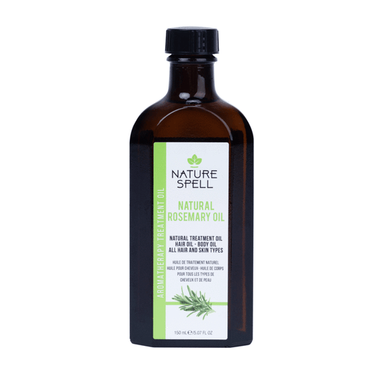 Nature Spell Rosemary Oil for Hair Growth & Skin Rejuvenation 150 ml/5.07 oz