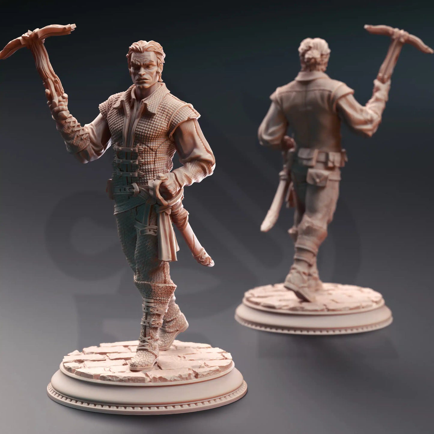 Rossa Cartel Enforcers - 3D Printed Fighter Miniature