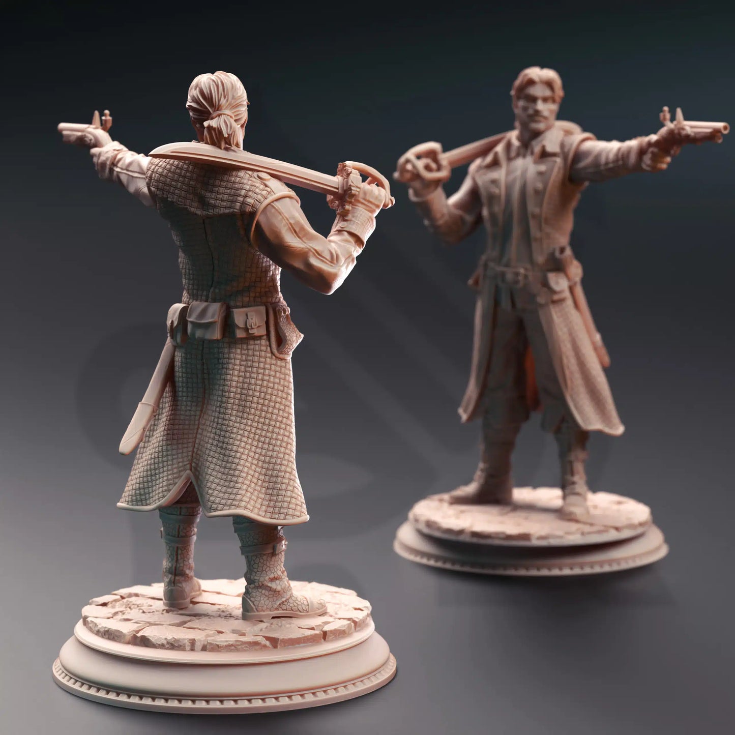 Rossa Cartel Enforcers - 3D Printed Fighter Miniature