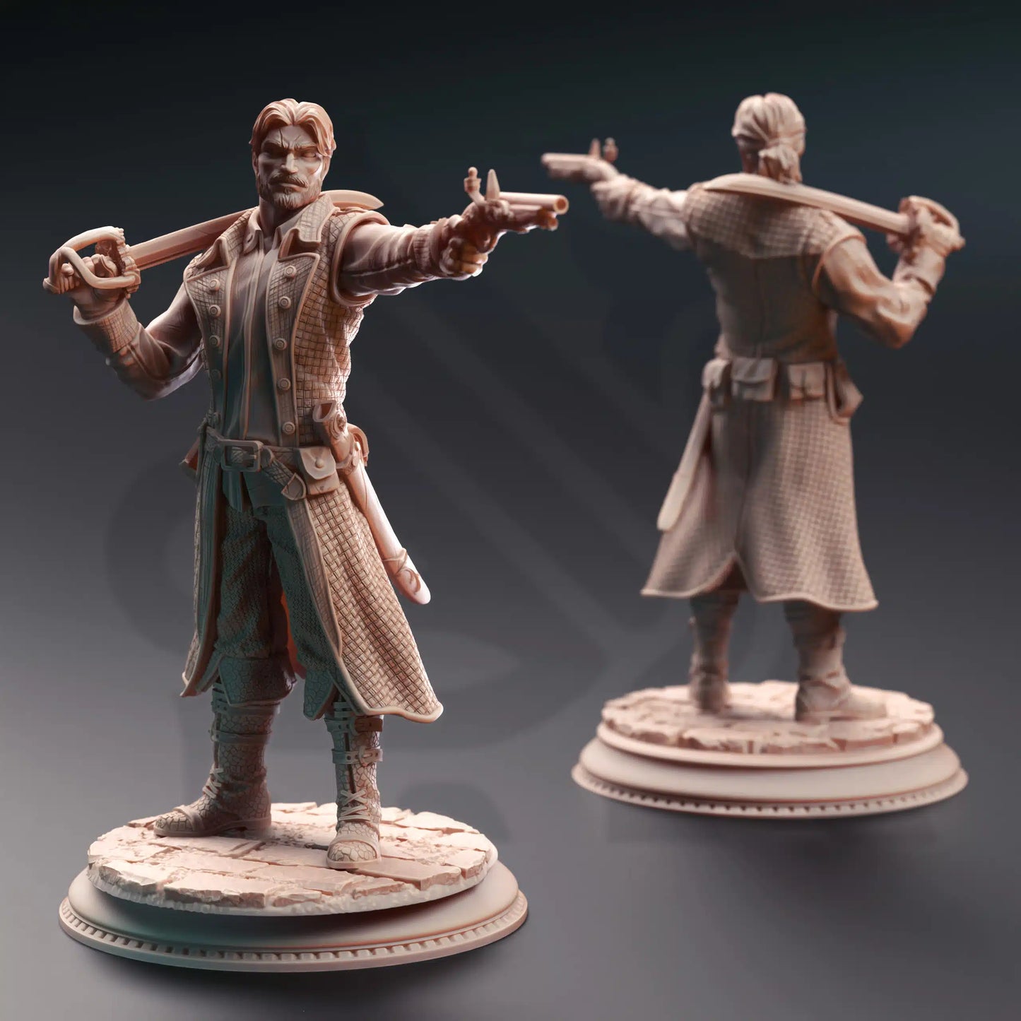 Rossa Cartel Enforcers - 3D Printed Fighter Miniature