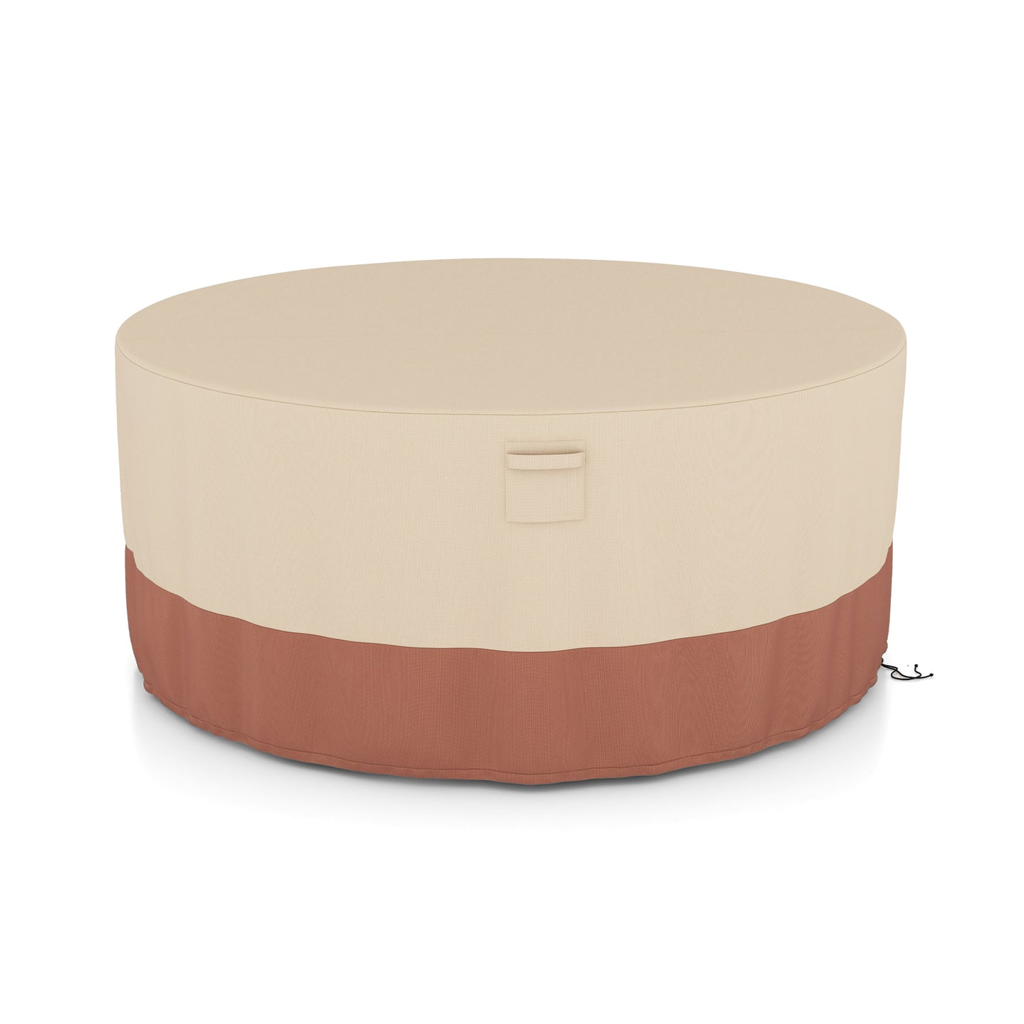 158/181/213 CM Round Patio Furniture Cover-Black-L