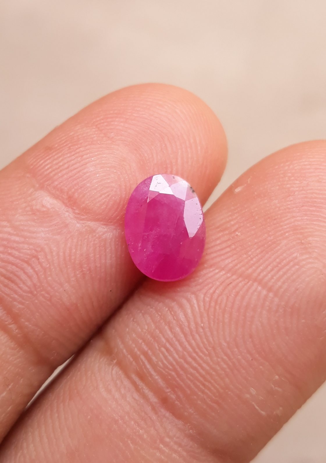 2.2ct Ruby - Pink Ruby - Yaqoot, RatnaRaj, Yakkut - July Birthstone - 9x6.8mm