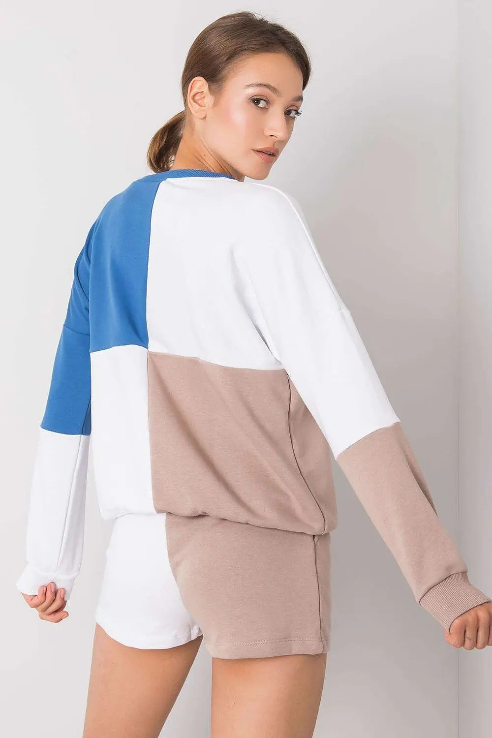 Rue Paris Casual Blouse and Shorts Set