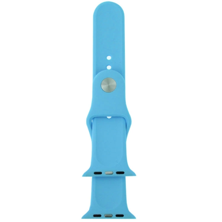 For Apple Watch Sport 38mm High-performance Rubber Sport Watch Band with Pin-and-tuck Closure