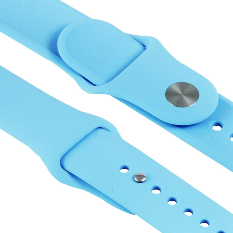 For Apple Watch Sport 38mm High-performance Rubber Sport Watch Band with Pin-and-tuck Closure