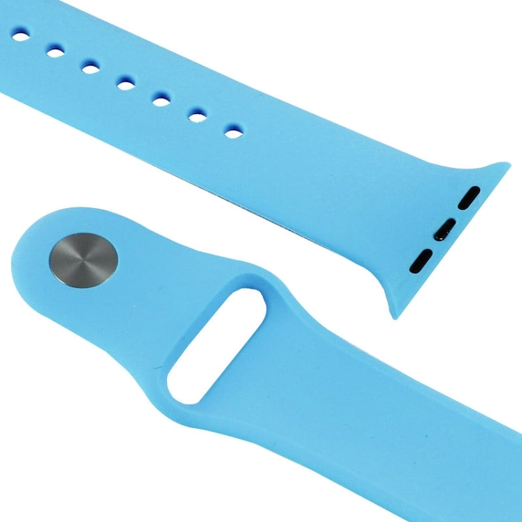 For Apple Watch Sport 38mm High-performance Rubber Sport Watch Band with Pin-and-tuck Closure