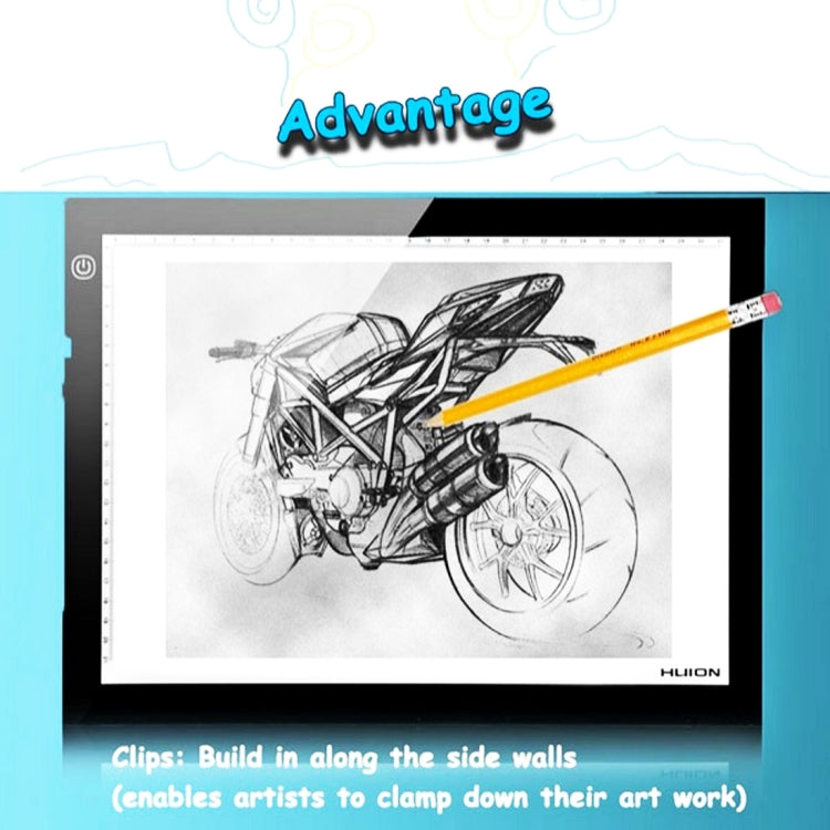 Huion A3 23.5 inch Tatoo Tracing Light Table LED Light Box