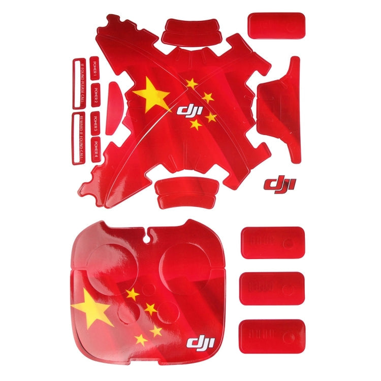 4D Carbon Fiber PVC Water Resistance Sticker Kit for DJI Phantom 3 Quadcopter & Remote Controller & Battery