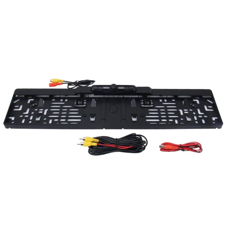 European Car License Plate Frame Rear View Camera, Size: 52.8cm x 12.6cm, European Car Camera