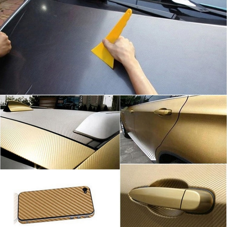 Car Decorative 3D Carbon Fiber PVC Sticker, Size: 127cm x 50cm