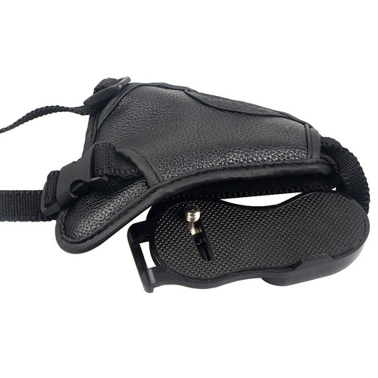 Hand Grip Soft PU Leather Wrist Strap for Nikon / Canon / Sony Camera
